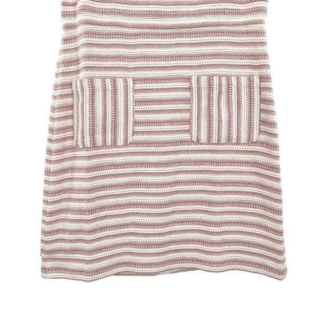 Loft Textured Stripe Pocket Sheath Dress - Picture 6 of 14
